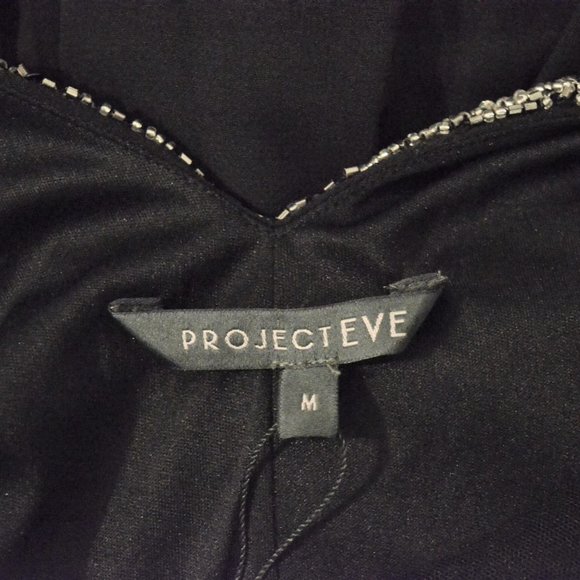 Project Eve elegant, black, cocktail/party dress, medium. - Picture 6 of 6